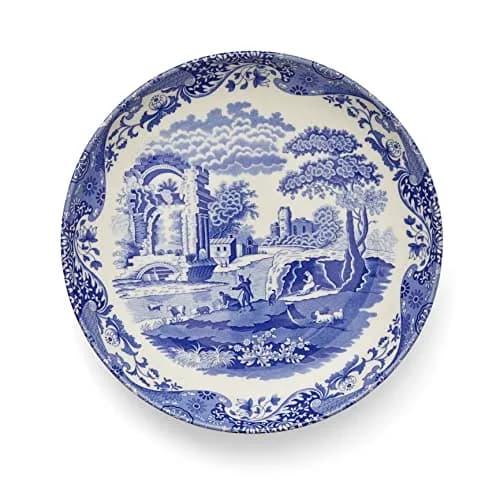 Portmeirion Blue Italian Pasta Serving Bowl - Blue/White | Made in England, Dishwasher & Microwave Safe thumbnail 8