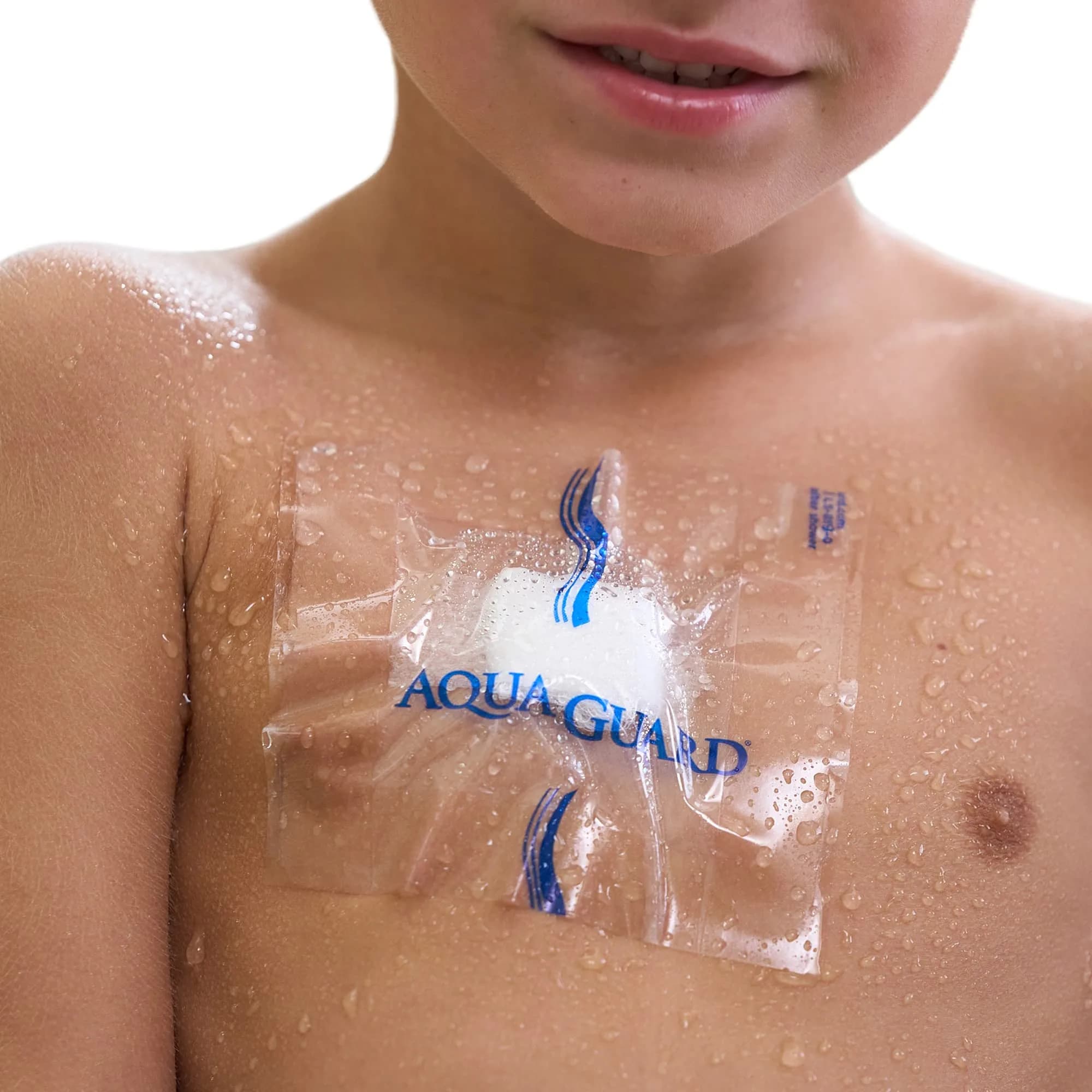 TIDI AquaGuard Wound Cover for Showering 12 in x 24 in (Pack of 7) | Waterproof Shower Sheets for Large Wounds — 4" x 4"