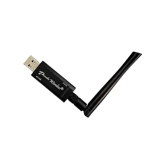 Panda Wireless PAU0E AC1200 Wireless AC USB Adapter with High Gain Antenna, 867Mbps Dual Band 2.4/5GHz | Supports Windows, Linux, Ubuntu, Fedora thumbnail 1