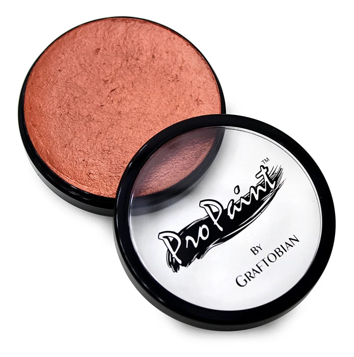 Graftobian ProPaint Wild Violet Body Paint 30ml (1 oz) | Vibrant, Blendable, Long-Lasting Coverage — Metallic - Clockwork Copper
