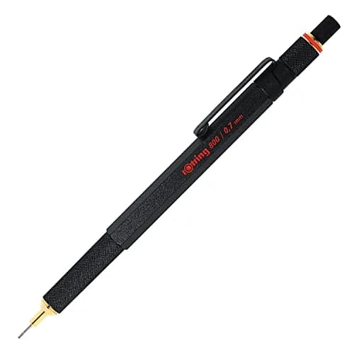 Rotring 800 Mechanical Pencil 0.7mm | Twist & Click Retractable Metal Body thumbnail 1