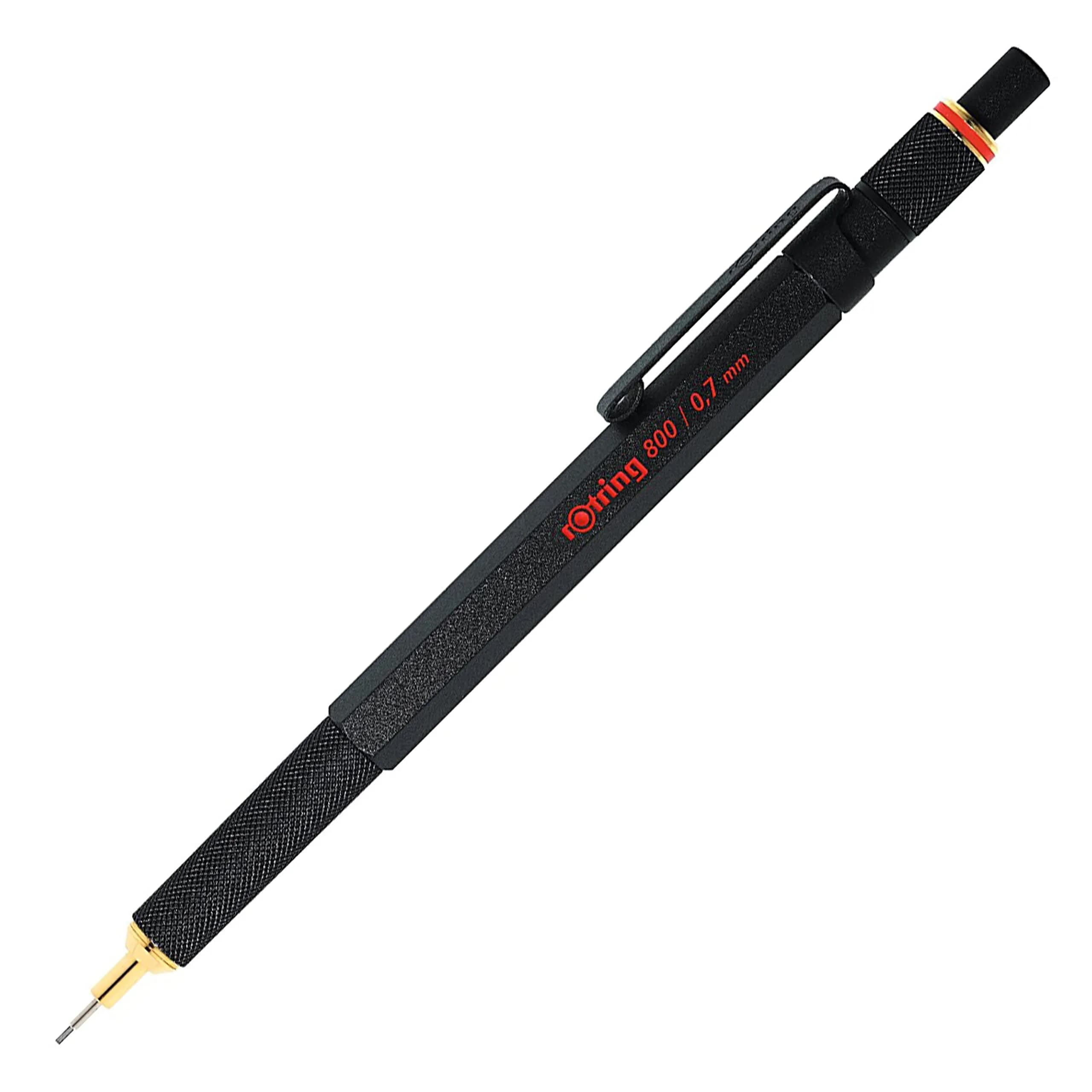 Rotring 800 Mechanical Pencil 0.7mm | Twist & Click Retractable Metal Body - main product image