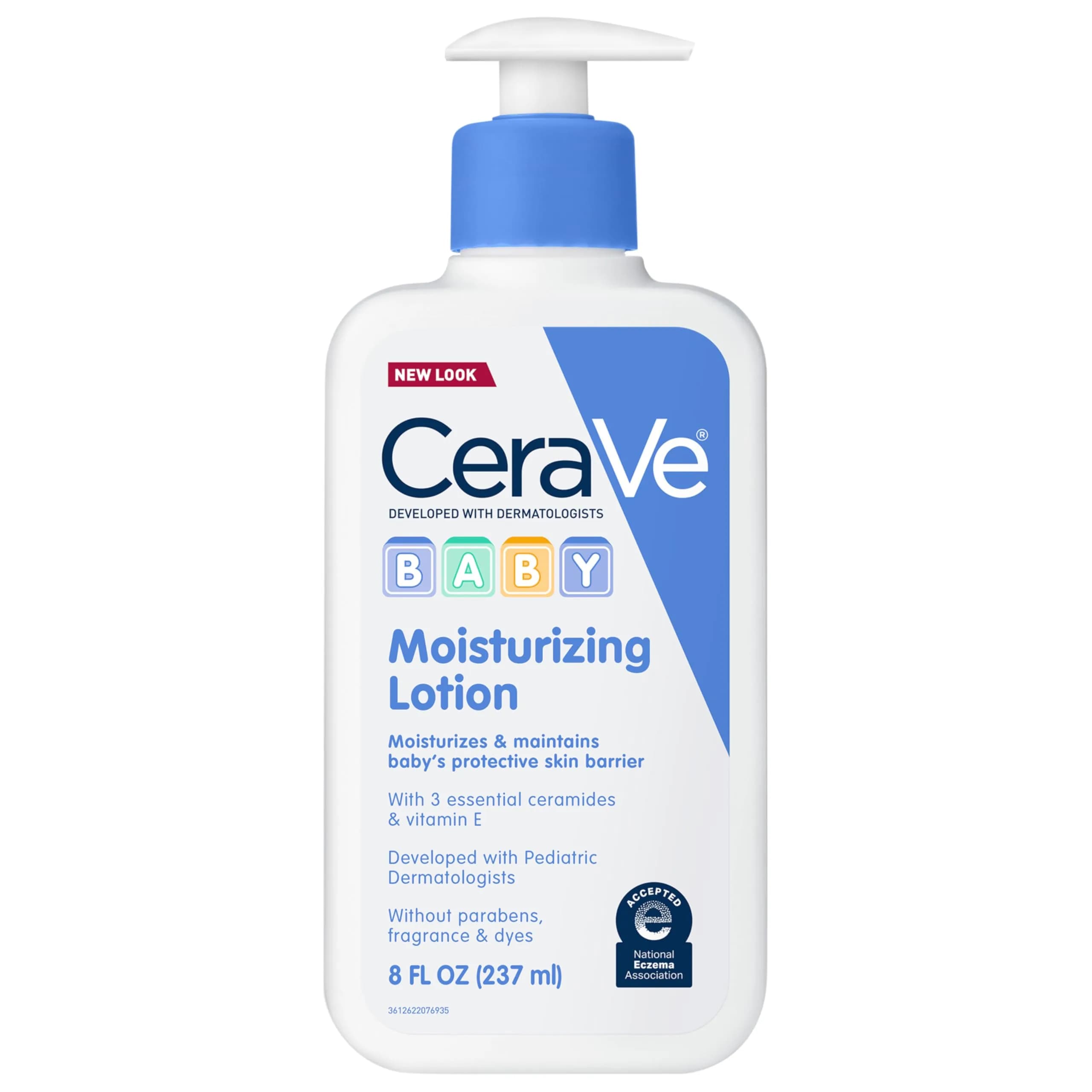 CeraVe Baby Moisturizing Lotion with Ceramides, Niacinamide & Vitamin E, Fragrance-Free, 237ml (8 Fl Oz)