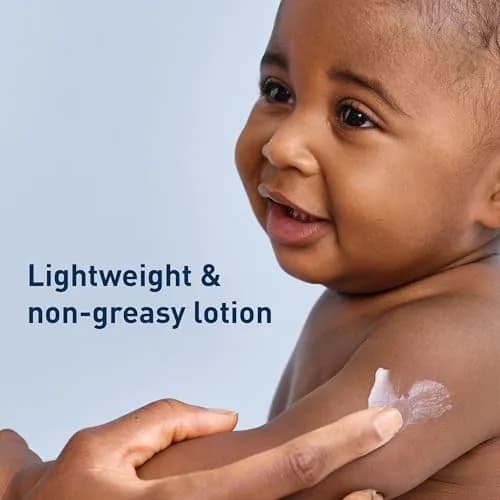 CeraVe Baby Moisturizing Lotion with Ceramides, Niacinamide & Vitamin E, Fragrance-Free, 237ml (8 Fl Oz) thumbnail 2