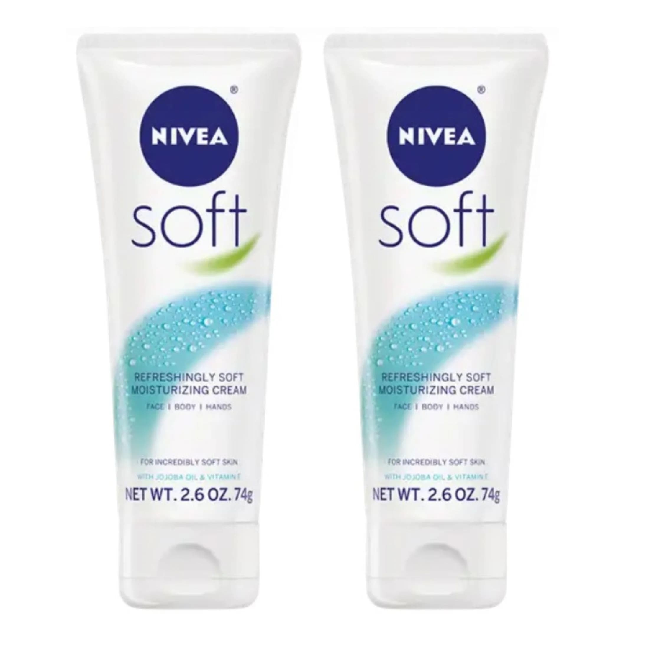 NIVEA Soft All-Purpose Moisturizing Cream 156 g (5.5 oz) | Fast-Absorbing Daily Hydration - main product image