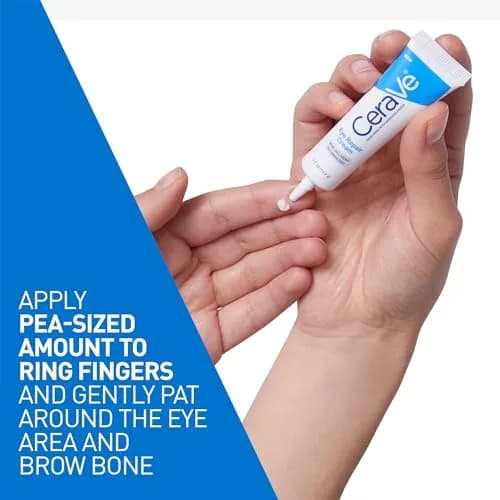 CeraVe Eye Repair Cream 14ml (0.5 Fl Oz) | Hydrates, Depuffs, and Brightens Under Eyes thumbnail 4