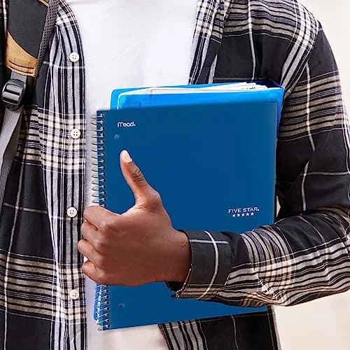 Five Star Spiral Notebook 8-1/2" x 11" 200 Sheets White | College Ruled Paper with Water Resistant Cover thumbnail 9