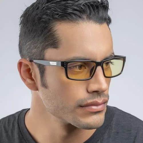 Gunnar Riot Espresso Amber Tint Blue Light Blocking Computer Glasses | Blocks 65% Blue Light thumbnail 4