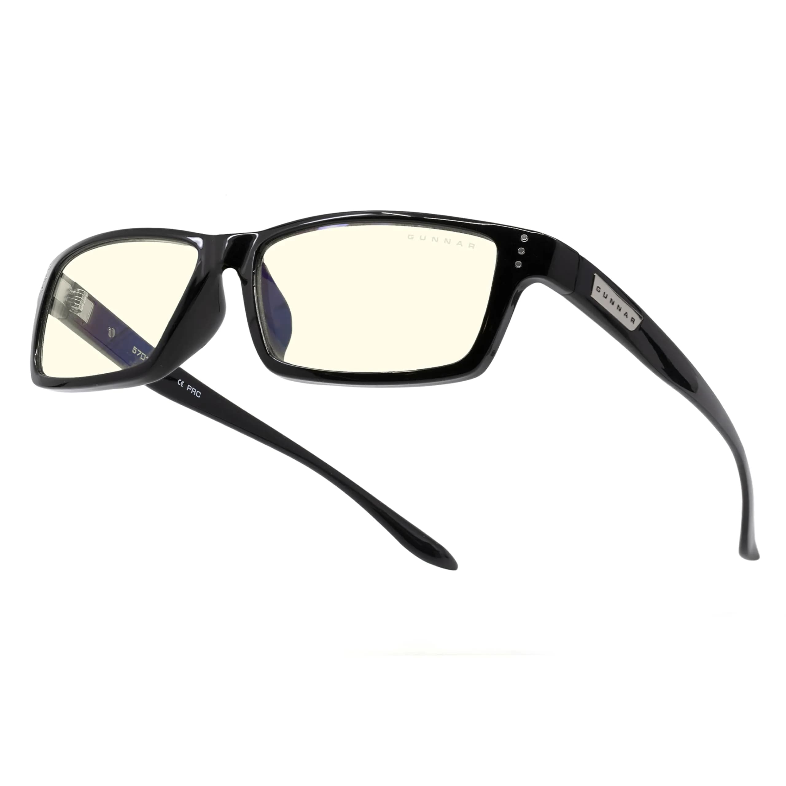 GUNNAR Riot Gaming and Computer Glasses | Blocks 35% Blue Light | Lens Width: 29 mm (1.14 in) | Bridge: 16 mm (0.63 in) | Temple: 140 mm (5.51 in)