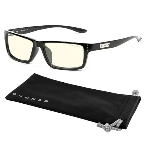 GUNNAR Riot Gaming and Computer Glasses | Blocks 35% Blue Light | Lens Width: 29 mm (1.14 in) | Bridge: 16 mm (0.63 in) | Temple: 140 mm (5.51 in) thumbnail 3