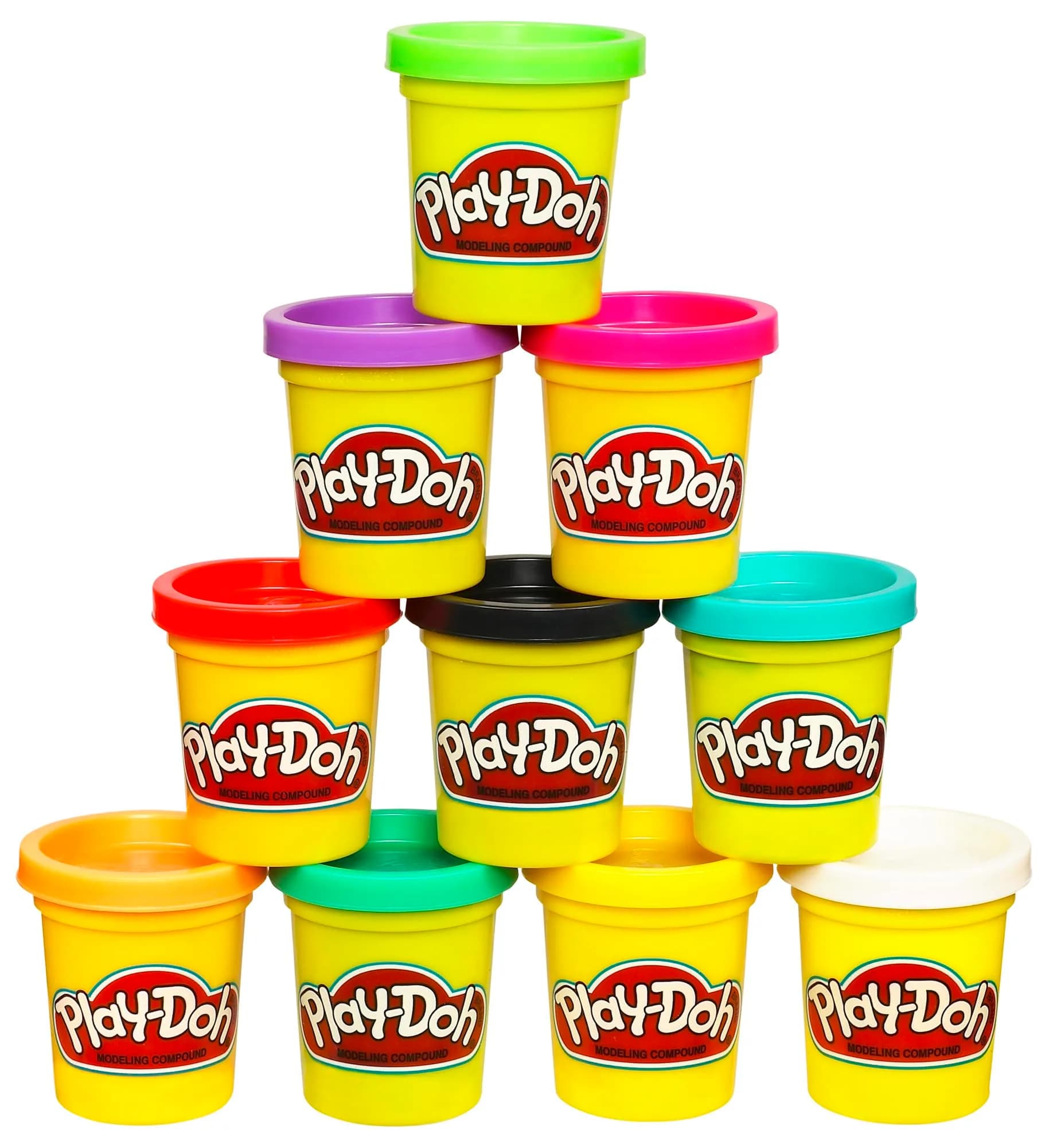 Play-Doh Modeling Compound 10-Pack | Assorted Bright Colors for Kids 2+