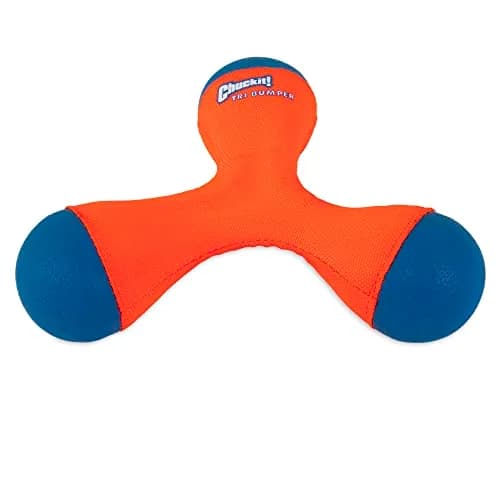 Chuckit! Tri-Bumper Fetch & Tug Dog Toy Medium | Floats & Tumbles for Exciting Fetch thumbnail 7