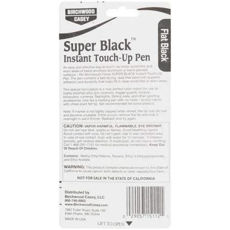 Birchwood Casey Super Black Touch-Up Pen 0.33 oz (9.3 ml) | Fast-Drying Paint Marker for Scratches thumbnail 5