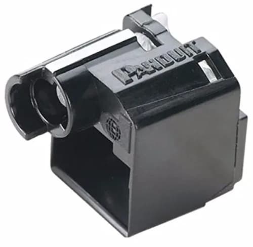 Panduit PSL-DCPLRX-BL Recessed RJ45 Plug Lock-In Device | Tamper-Resistant, Polycarbonate, 10 Devices - main product image