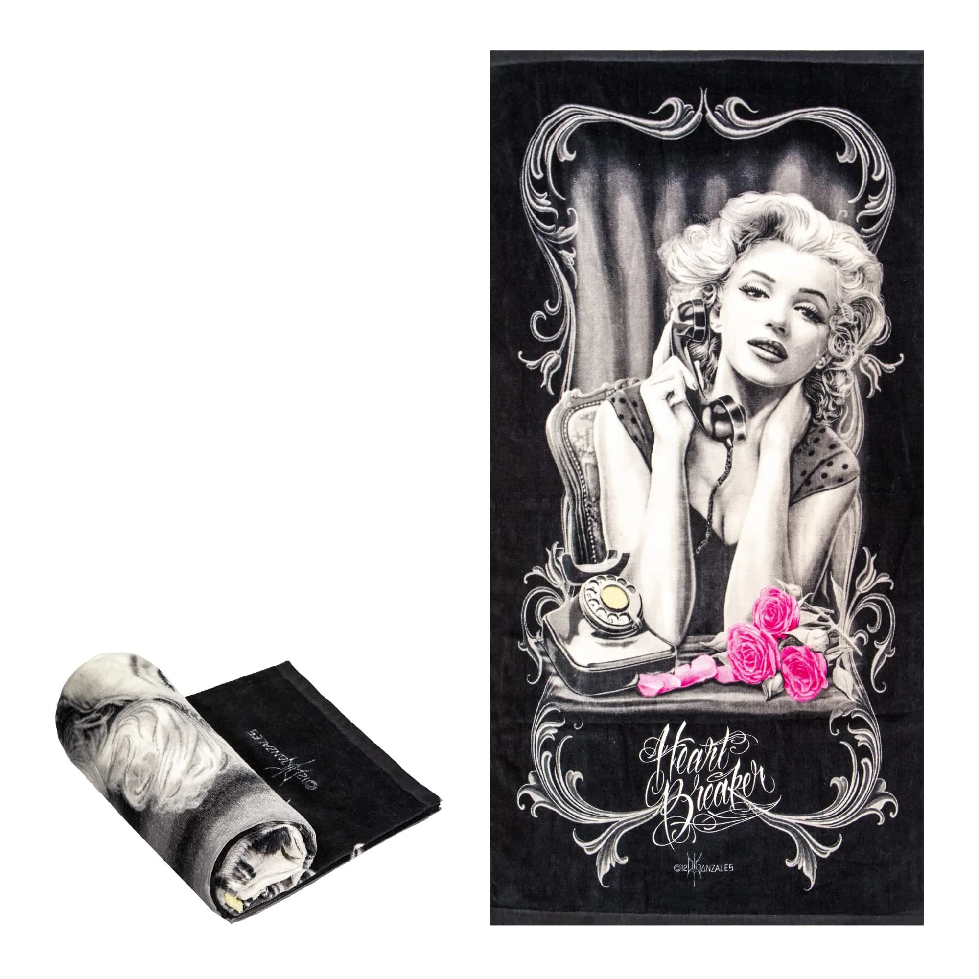 JPI Heartbreaker Oversized Beach Towel 76cm x 152cm | Licensed Warner Bros. Character Design - main product image