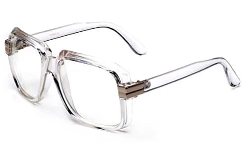 Newbee Fashion® IG 80's Old School Rapper Hip Hop DJ Short Trim Glasses | UV400 Impact-Resistant Polycarbonate thumbnail 1