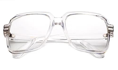 Newbee Fashion® IG 80's Old School Rapper Hip Hop DJ Short Trim Glasses | UV400 Impact-Resistant Polycarbonate thumbnail 2