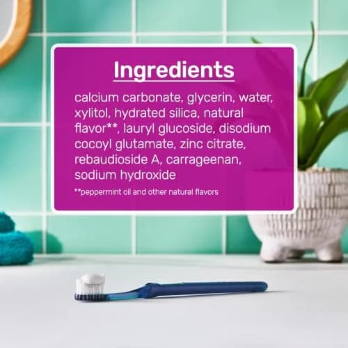 Tom's of Maine Antiplaque and Whitening Toothpaste, Peppermint, 2 x 156g (5.5 oz) | Fluoride-Free Natural Whitening thumbnail 9