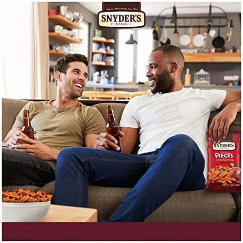Snyder's of Hanover Hot Buffalo Wing Flavored Pretzels 8 Oz | Spicy Sourdo... (120c) thumbnail 4