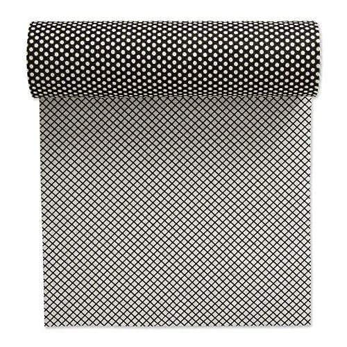DII Shelf & Fridge Liner Collection Non-Adhesive 12x20 in Black Dots | Washable & Cut to Fit thumbnail 2