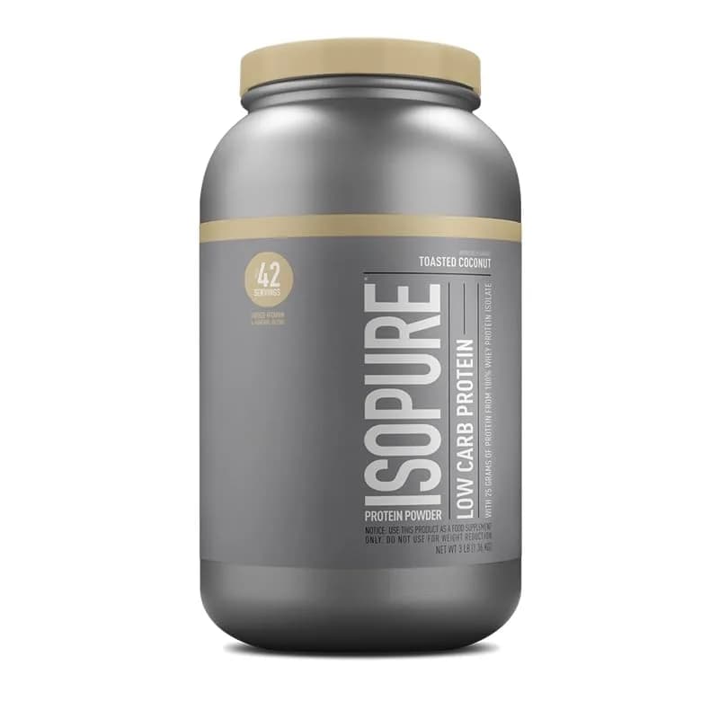Isopure Low Carb Whey Isolate Protein Powder, Toasted Coconut 3 lb | 25g Protein, Zero Sugar, Immune Support thumbnail 5