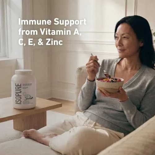 Isopure Low Carb Whey Isolate Protein Powder, Toasted Coconut 3 lb | 25g Protein, Zero Sugar, Immune Support thumbnail 6
