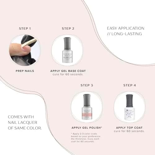 LECHAT Perfect Match Gel Polish Lily Pad 2-pack 0.50 oz | Long-lasting, easy application, natural nails thumbnail 5