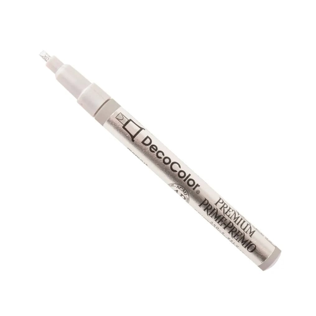 Marvy Uchida DecoColor Premium Calligraphy Pen Art Supplies, Silver 2mm (0.079 in) | Non-Toxic Oil-Based Ink - main product image
