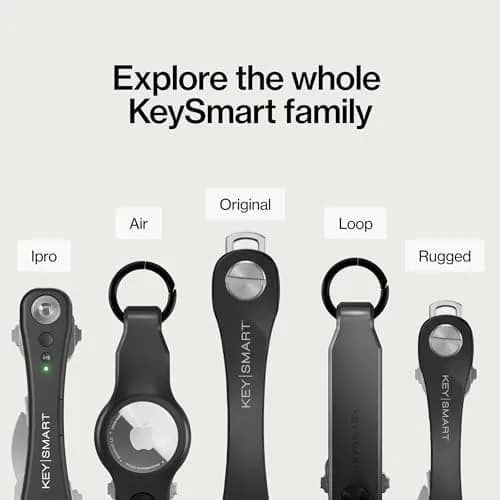 KeySmart Original Key Holder Red for 14 Keys | Compact Clutter-Free Keychain Organizer thumbnail 8
