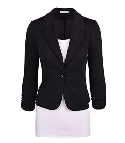 Auliné Collection Women's Casual Blazer Small | Lightweight, Stretchy & Versatile for Work & Casual Wear thumbnail 1