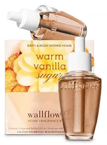 Bath & Body Works Warm Vanilla Sugar Wallflowers Fragrance Bulbs 2 Pack | Long-Lasting Home Fragrance thumbnail 1