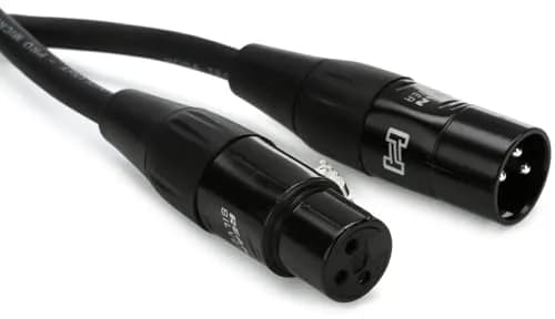 Hosa HMIC-015 Pro Microphone Cable REAN XLR3F to XLR3M 4.57 m (15 Feet) | Balanced Audio for Studio & Stage thumbnail 1