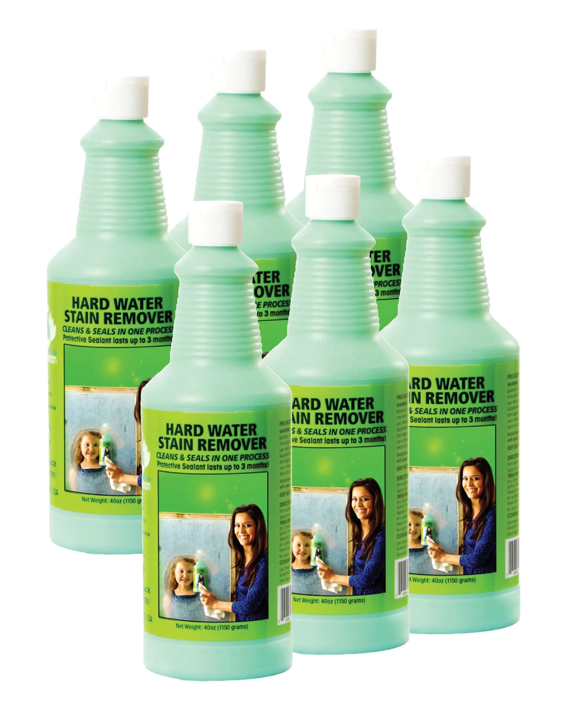 Bio-Clean Products WSR10 Hard Water Stain Remover 10oz | Eco-Friendly, Biodegradable — 40 Ounce