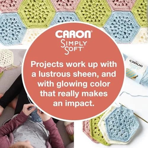 Caron Simply Soft Solids Yarn 6oz | Versatile Worsted Weight Acrylic for Crochet & Knitting thumbnail 6