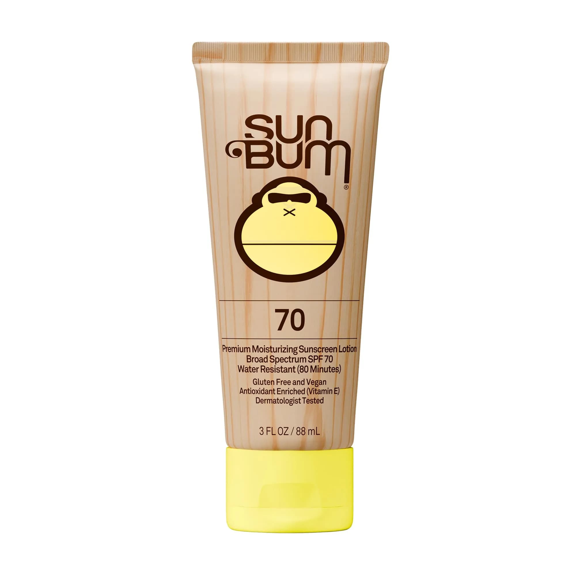 Sun Bum Original SPF 70 Sunscreen Body Lotion 88ml (3 oz) | Broad Spectrum UVA/UVB Protection - main product image