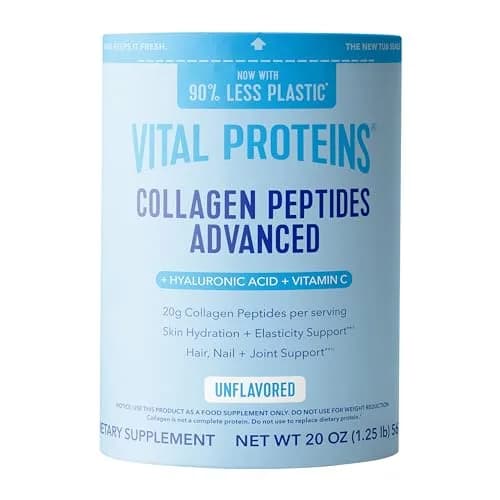 vital proteins UNFLAVORED protein powder tub Collagen 27 servings
