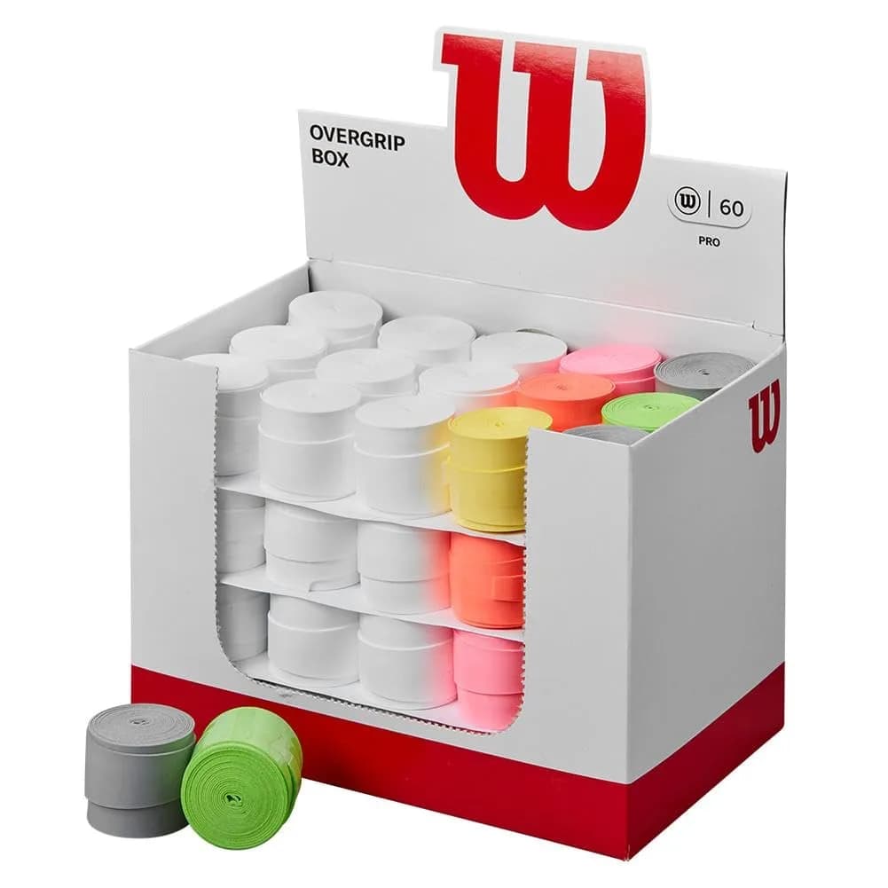 WILSON Pro Overgrip 3-Pack | Assorted Colors for Tennis Racquets - main product image