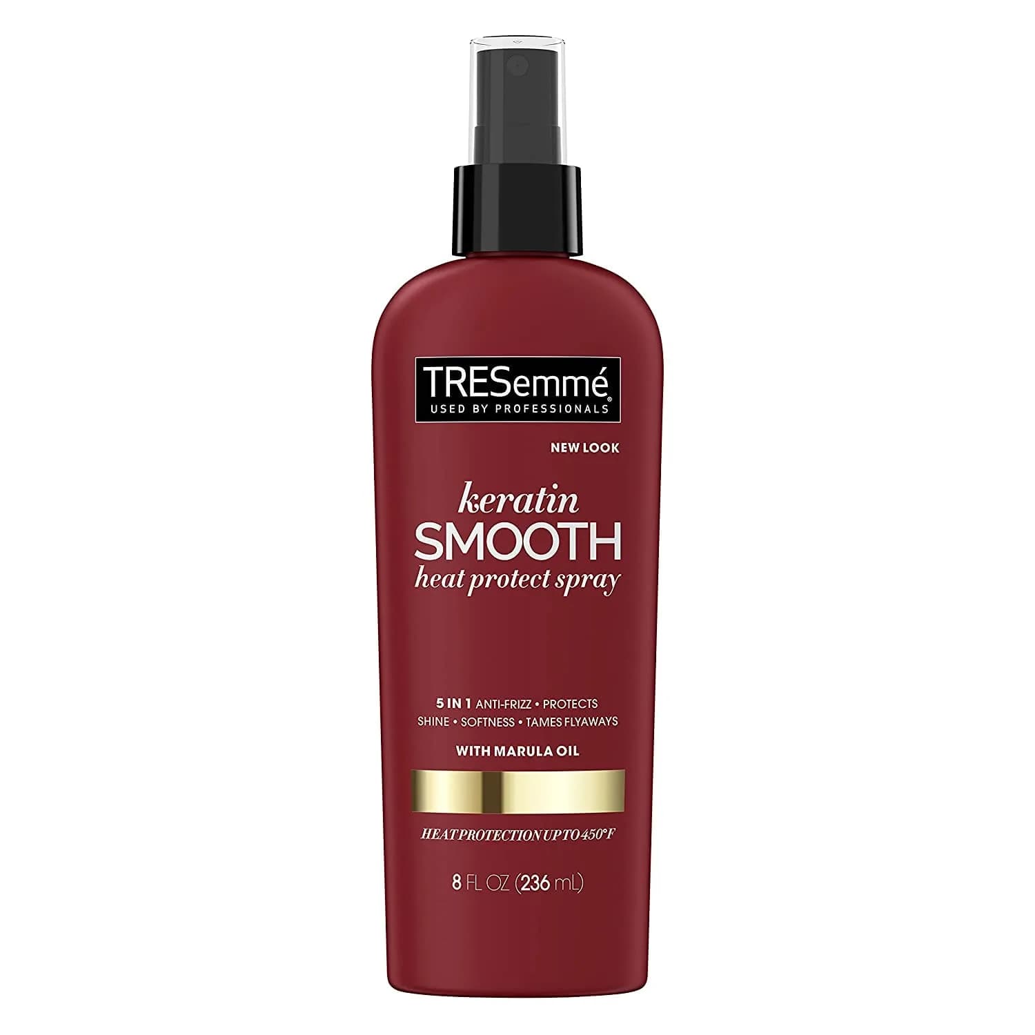 TRESemmé Keratin Smooth Heat Protect Spray with Marula Oil, 236ml (8 Fl Oz) | Shields Hair from Heat Up to 450°F - main product image