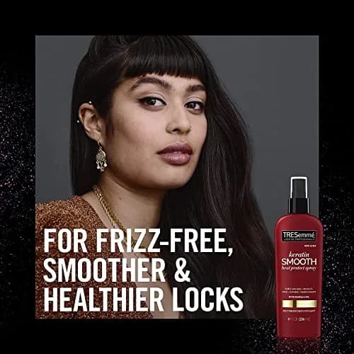 TRESemmé Keratin Smooth Heat Protect Spray with Marula Oil, 236ml (8 Fl Oz) | Shields Hair from Heat Up to 450°F thumbnail 2