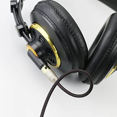 NewFantasia Replacement Audio Upgrade Cable Compatible with AKG K240, K240S, K240MK II, Q701, K702, K141, K171, K181, K271s, K271 MKII, M220, Pioneer HDJ-2000 2meters thumbnail 6