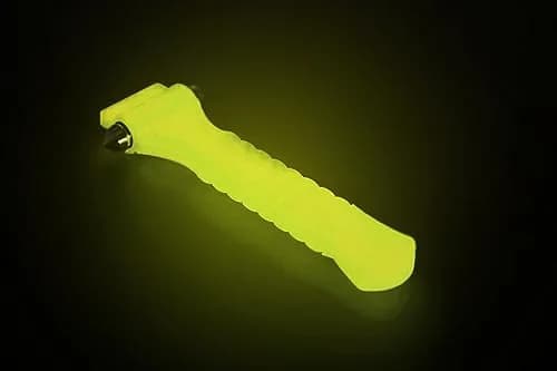 Lifehammer Car Safety Hammer with Seatbelt Cutter | Glow in Dark Emergency Escape Tool, Pack of 2 thumbnail 6