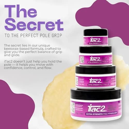 ITAC2 Extra Strength Pole Grip 20g | Long-Lasting Beeswax Anti-Slip for Pole & Sports thumbnail 3