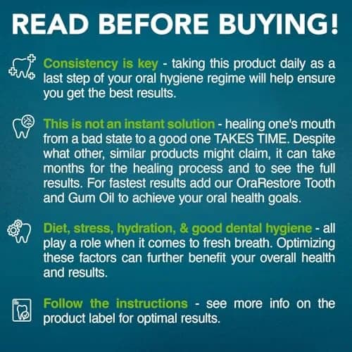 Great Oral Health Mint Oral Probiotics 60 Chewable Tablets | Dentist Formulated for Bad Breath & Gum Health thumbnail 3
