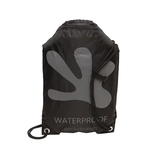 geckobrands Drawstring Travel Backpack 10L Waterproof Lightweight for Beach & Hiking thumbnail 1