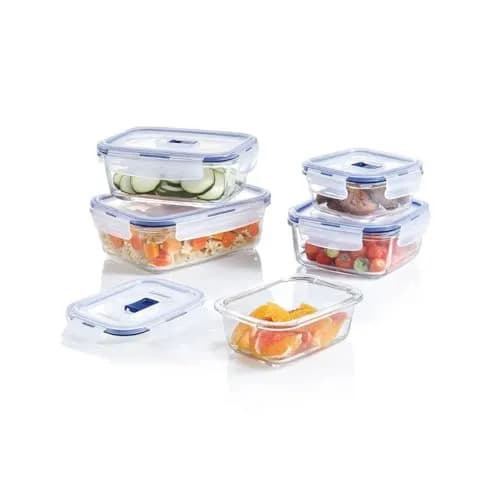 Luminarc Pure Box Active – Airtight Glass Storage Container, Rectangular 0.38 L | Shock-Resistant & Microwave Safe thumbnail 2