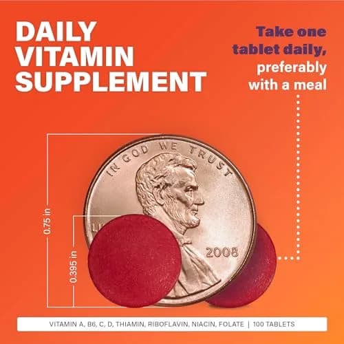RUGBY LABORATORIES Rugby Daily-Vite Multivitamin for Adults, 100 Tablets (2-Pack) | Daily Multivitamin Supplement thumbnail 4
