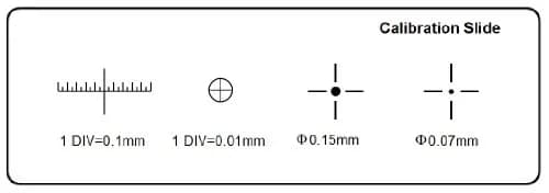 Microyn Microscope Stage Micrometer Calibration Slide TCM-H with 4 Scales & 0.01mm Resolution | Accurate Measurement Tool thumbnail 1