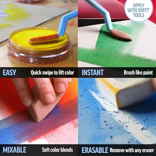 PanPastel Pearl Medium Black Fine 62mm Pan Diameter | Professional Artist Pastels thumbnail 4