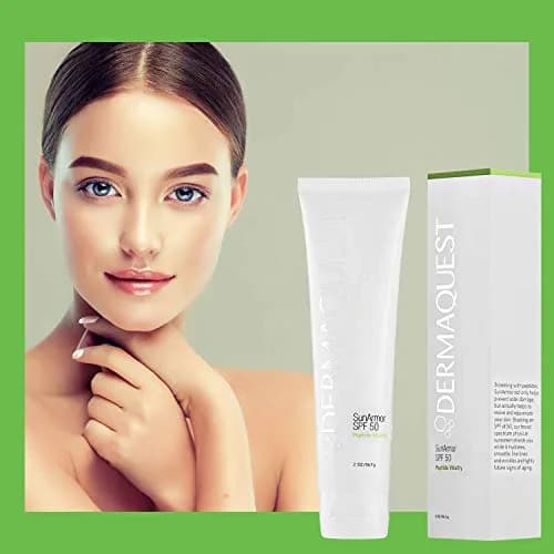 DermaQuest Peptide Vitality SunArmor SPF 50 Sunscreen Moisturizer for Dry Skin | Anti Aging Titanium Dioxide & Zinc Oxide thumbnail 4