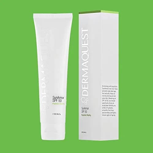 DermaQuest Peptide Vitality SunArmor SPF 50 Sunscreen Moisturizer for Dry Skin | Anti Aging Titanium Dioxide & Zinc Oxide thumbnail 5